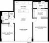 2 Bed 2 Bath A